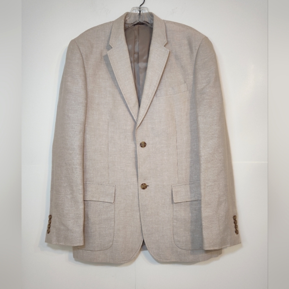 Perry Ellis Men's Tan classic fit blazer size (40)Reg